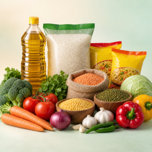 Demo collection of food items